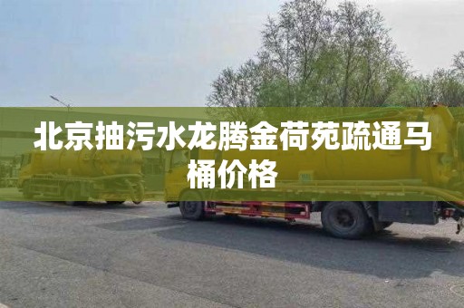 北京抽污水龙腾金荷苑疏通马桶价格