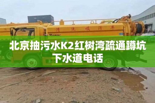 北京抽污水K2红树湾疏通蹲坑下水道电话