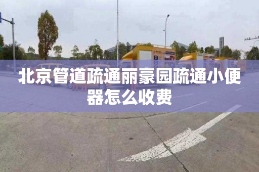 北京管道疏通丽豪园疏通小便器怎么收费