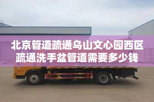 北京管道疏通乌山文心园西区疏通洗手盆管道需要多少钱