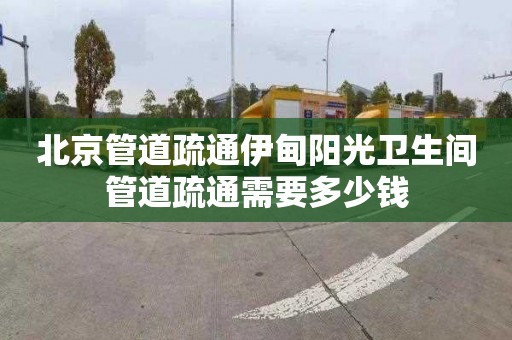 北京管道疏通伊甸阳光卫生间管道疏通需要多少钱