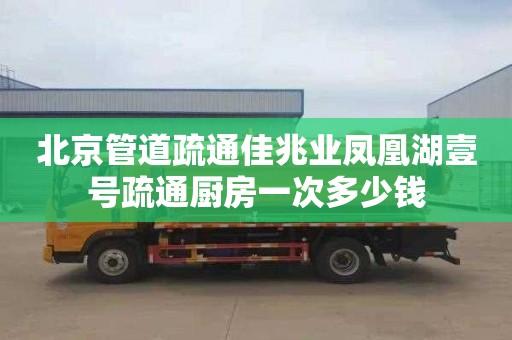 北京管道疏通佳兆业凤凰湖壹号疏通厨房一次多少钱