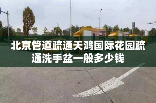 北京管道疏通天鸿国际花园疏通洗手盆一般多少钱