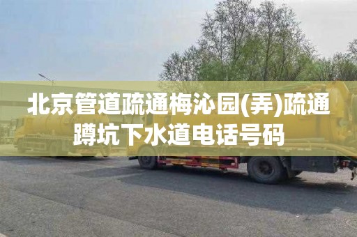 北京管道疏通梅沁园(弄)疏通蹲坑下水道电话号码