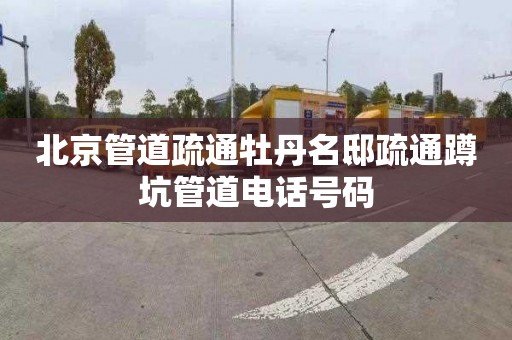 北京管道疏通牡丹名邸疏通蹲坑管道电话号码