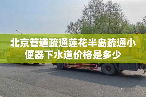 北京管道疏通莲花半岛疏通小便器下水道价格是多少