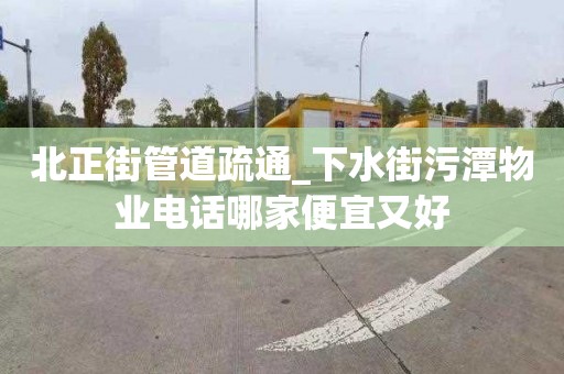 北正街管道疏通_下水街污潭物业电话哪家便宜又好