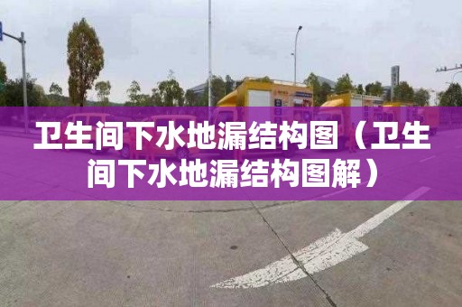 卫生间下水地漏结构图（卫生间下水地漏结构图解）