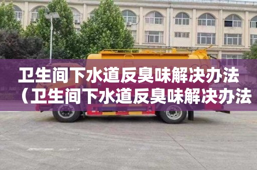 卫生间下水道反臭味解决办法（卫生间下水道反臭味解决办法能花多少钱）