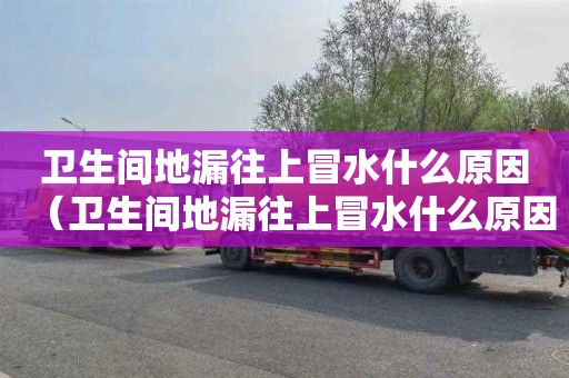 卫生间地漏往上冒水什么原因（卫生间地漏往上冒水什么原因造成的）