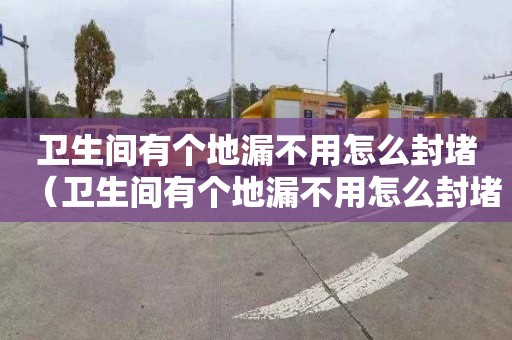 卫生间有个地漏不用怎么封堵（卫生间有个地漏不用怎么封堵好）