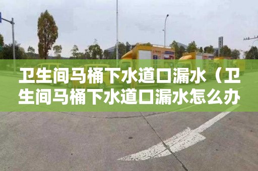 卫生间马桶下水道口漏水（卫生间马桶下水道口漏水怎么办）