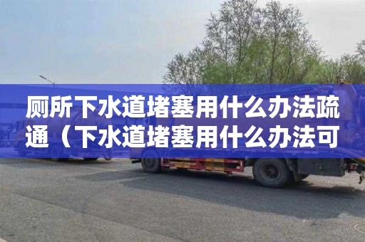 厕所下水道堵塞用什么办法疏通（下水道堵塞用什么办法可以解决）