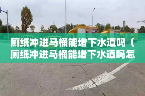 厕纸冲进马桶能堵下水道吗（厕纸冲进马桶能堵下水道吗怎么办）