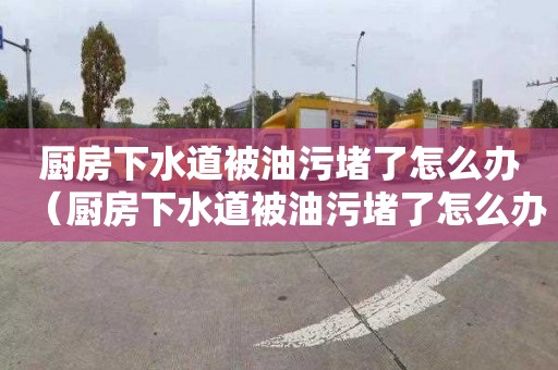 厨房下水道被油污堵了怎么办（厨房下水道被油污堵了怎么办妙招）