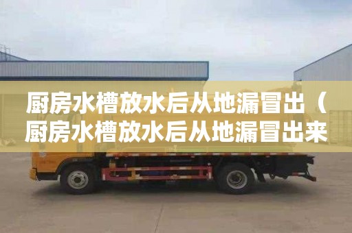 厨房水槽放水后从地漏冒出（厨房水槽放水后从地漏冒出来怎么办）