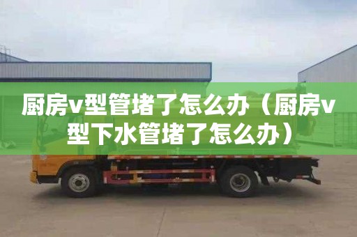 厨房v型管堵了怎么办（厨房v型下水管堵了怎么办）