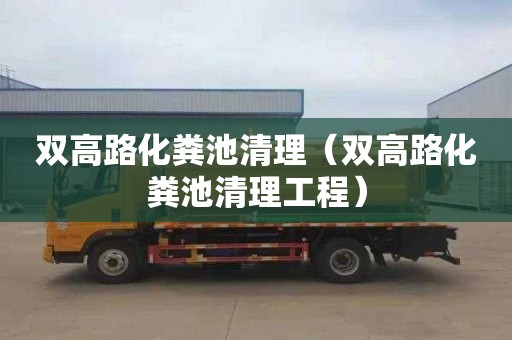 双高路化粪池清理（双高路化粪池清理工程）