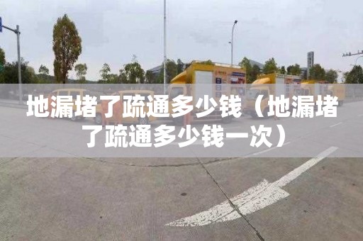 地漏堵了疏通多少钱（地漏堵了疏通多少钱一次）