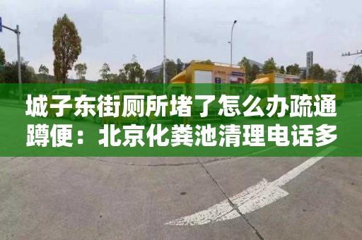 城子东街厕所堵了怎么办疏通蹲便：北京化粪池清理电话多少