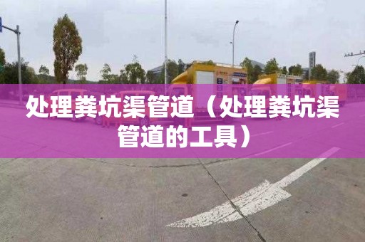 处理粪坑渠管道（处理粪坑渠管道的工具）