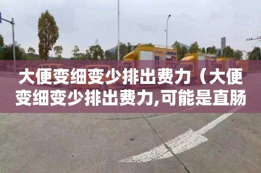 大便变细变少排出费力（大便变细变少排出费力,可能是直肠癌吗?）