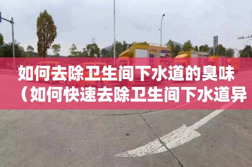 如何去除卫生间下水道的臭味（如何快速去除卫生间下水道异味和小飞虫）