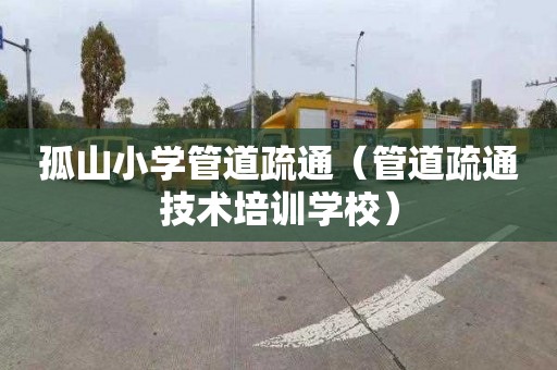 孤山小学管道疏通（管道疏通技术培训学校）