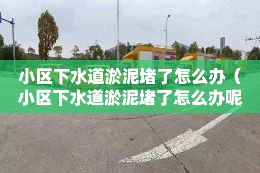 小区下水道淤泥堵了怎么办（小区下水道淤泥堵了怎么办呢）