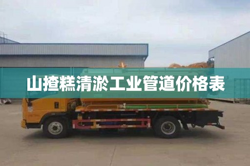 山揸糕清淤工业管道价格表