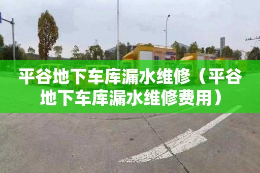 平谷地下车库漏水维修（平谷地下车库漏水维修费用）