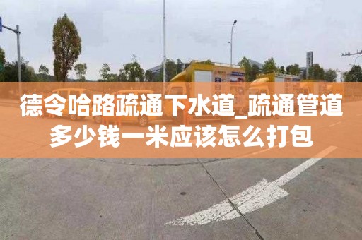 德令哈路疏通下水道_疏通管道多少钱一米应该怎么打包