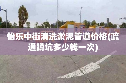 怡乐中街清洗淤泥管道价格(疏通蹲坑多少钱一次)