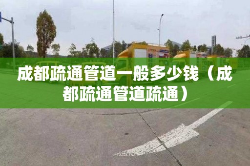 成都疏通管道一般多少钱（成都疏通管道疏通）