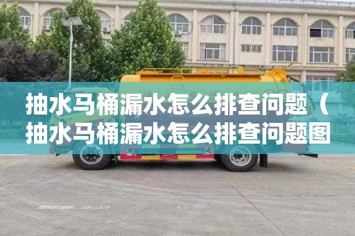 抽水马桶漏水怎么排查问题（抽水马桶漏水怎么排查问题图片）