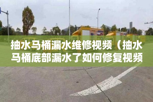 抽水马桶漏水维修视频（抽水马桶底部漏水了如何修复视频）