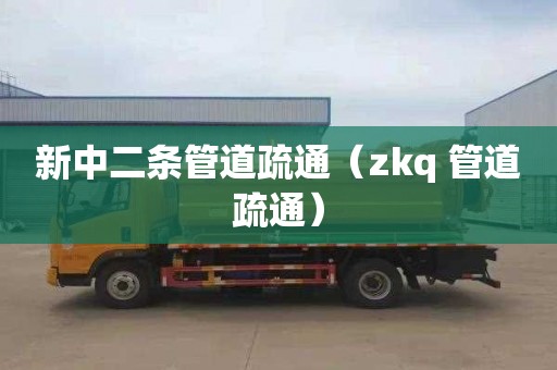 新中二条管道疏通（zkq 管道疏通）