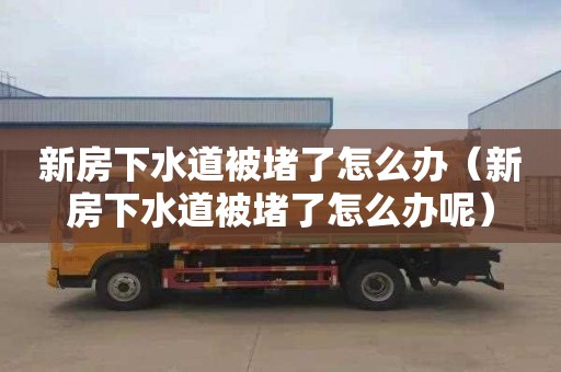 新房下水道被堵了怎么办（新房下水道被堵了怎么办呢）