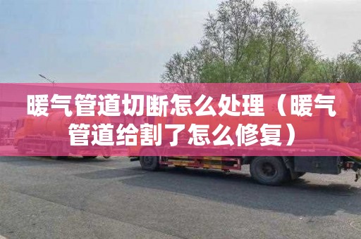 暖气管道切断怎么处理（暖气管道给割了怎么修复）