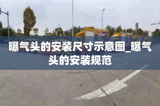 曝气头的安装尺寸示意图_曝气头的安装规范