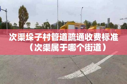 次渠垛子村管道疏通收费标准（次渠属于哪个街道）