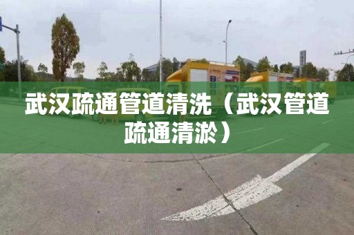 武汉疏通管道清洗（武汉管道疏通清淤）