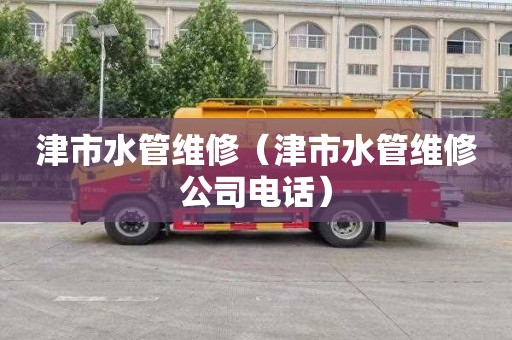 津市水管维修（津市水管维修公司电话）