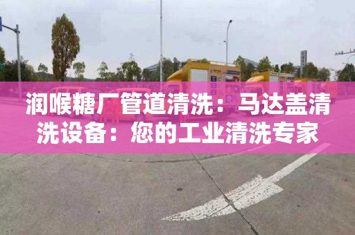 润喉糖厂管道清洗：马达盖清洗设备：您的工业清洗专家