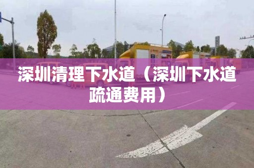 深圳清理下水道（深圳下水道疏通费用）