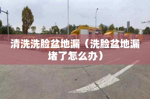 清洗洗脸盆地漏（洗脸盆地漏堵了怎么办）