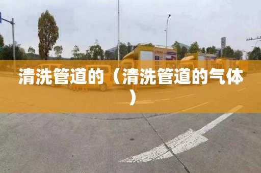 清洗管道的（清洗管道的气体）