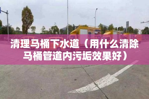 清理马桶下水道（用什么清除马桶管道内污垢效果好）