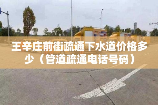 王辛庄前街疏通下水道价格多少（管道疏通电话号码）