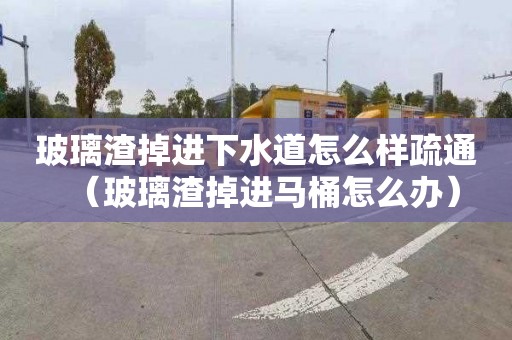 玻璃渣掉进下水道怎么样疏通（玻璃渣掉进马桶怎么办）